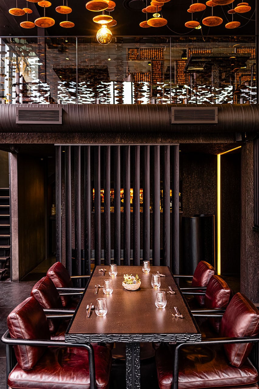 Fyn Restaurant in Cape Town fine dining furniture