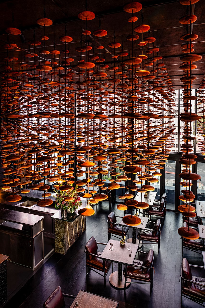 Fyn Restaurant in Cape Town fine dining furniture and interior design