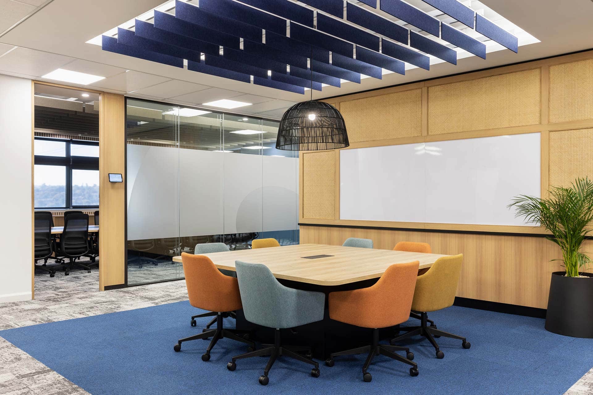 Sandoz commercial office reception board room design