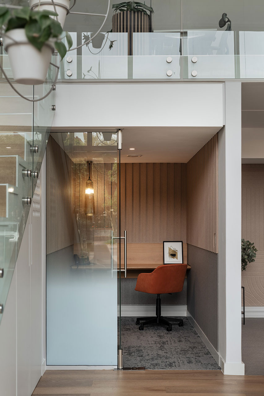 call booth at trend group for new cape town office fitout