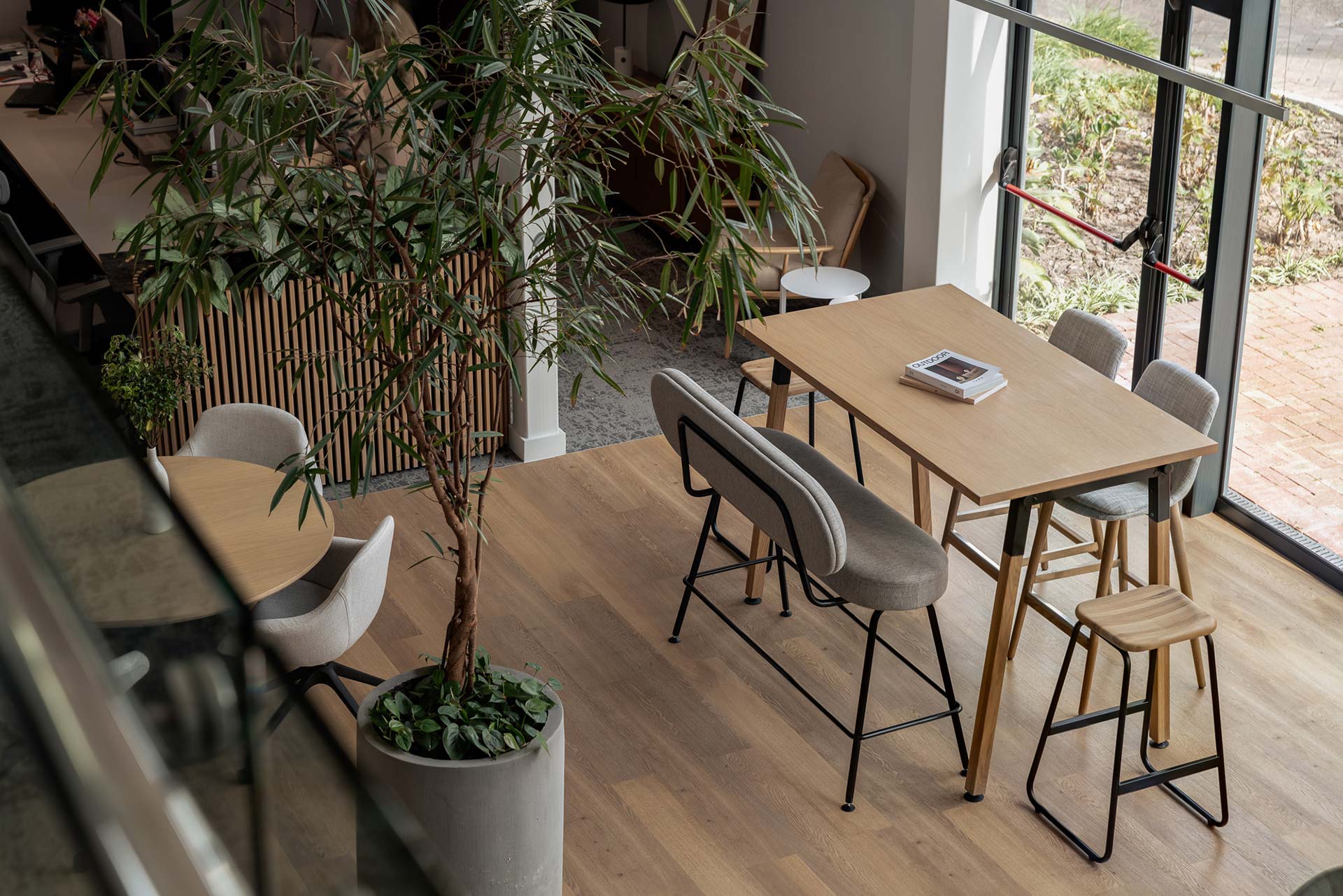informal meeting office design at trend group cape town
