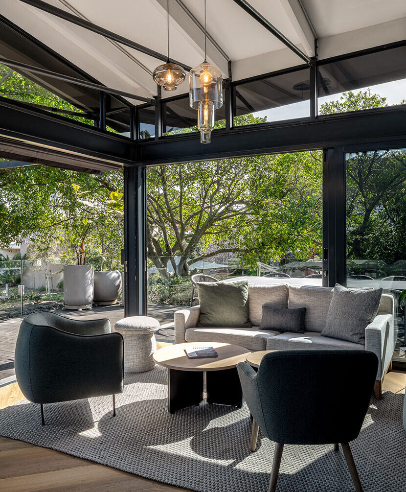 modern office furniture design feature at the trend group cape town office
