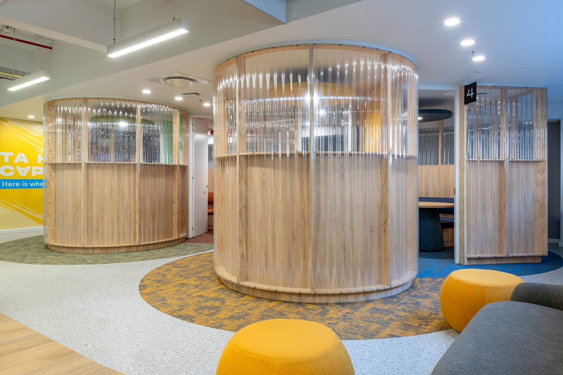 Custom interview zones from turnkey interior design