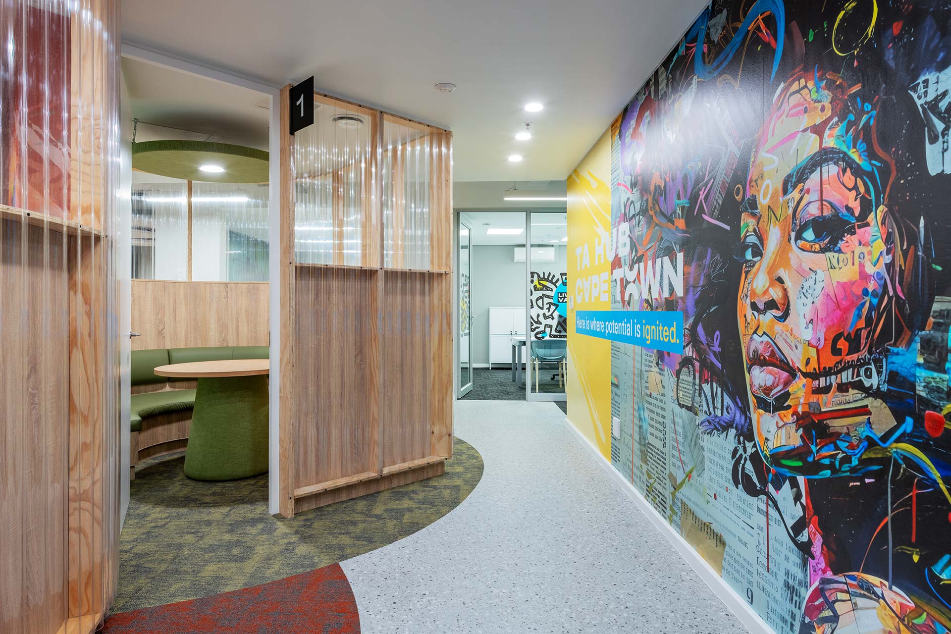 Modern office furniture design for the new ttec interview room