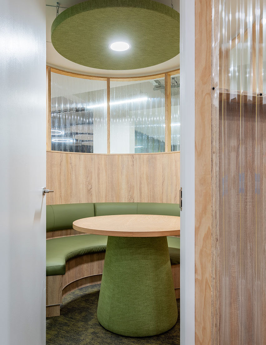 Custom interview room for the ttec office fit out