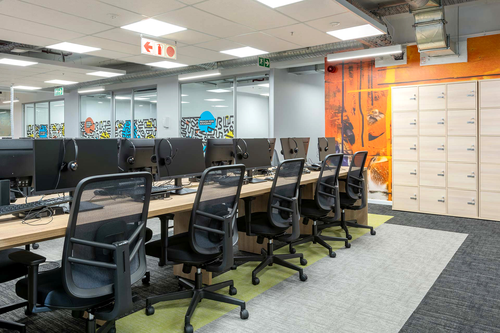 A testing table featured for the ttec turnkey interior design