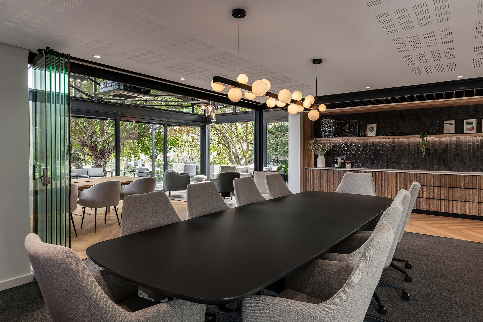 Commercial office design and hybrid furniture