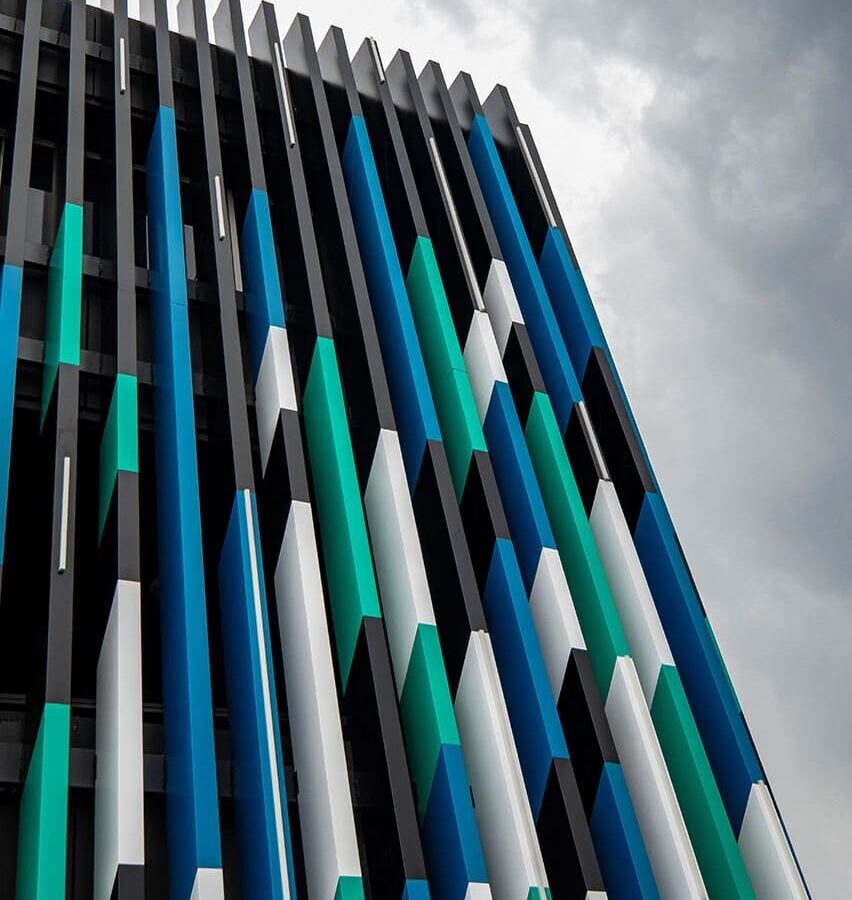 This exteriors office redesign integrates durable materials