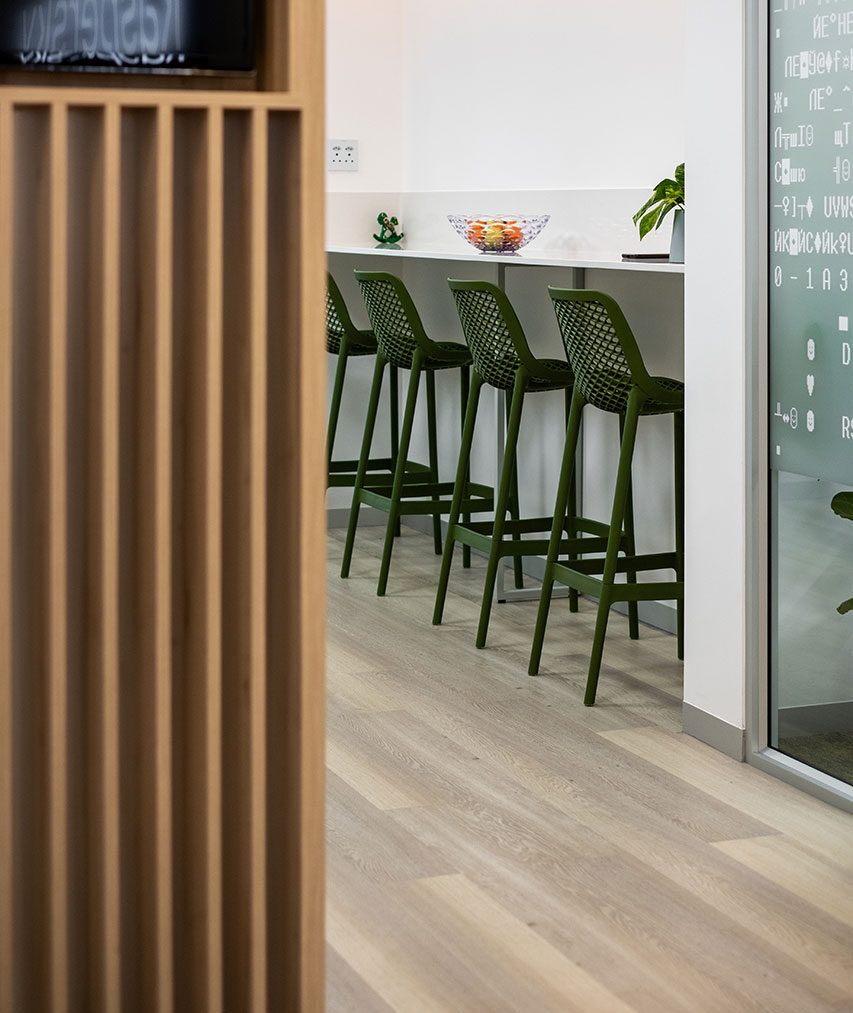 Office refurbishment services for this cybersecurity client