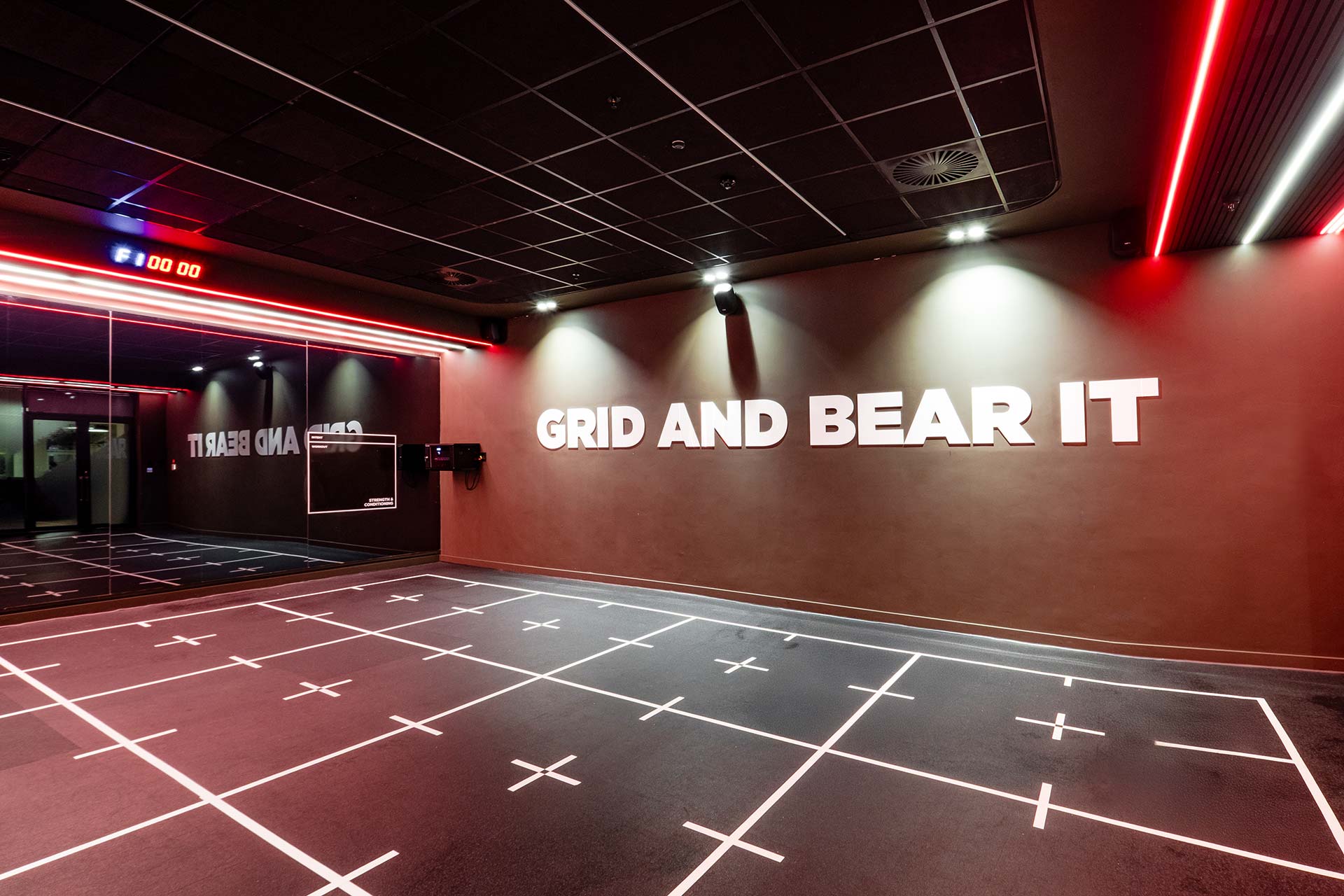 Various fitness areas required refurbishment delivery