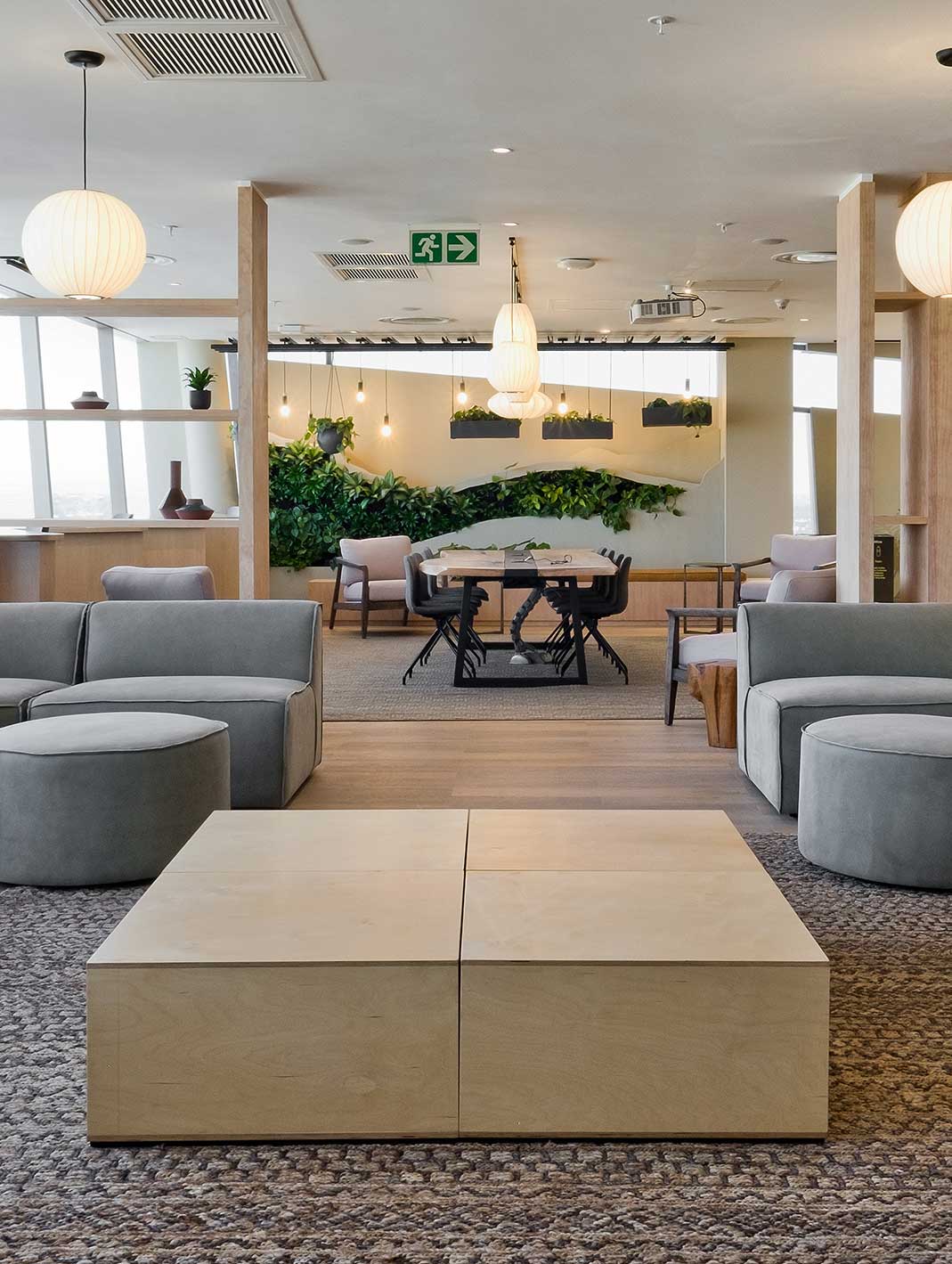 Turnkey commercial office design project with furniture procurement design and build