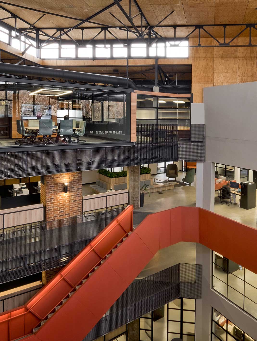 Trend groups previous project involving office construction and fit out for a multi storey commercial building